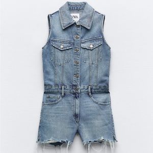 Zara Jean shorts jumpsuit